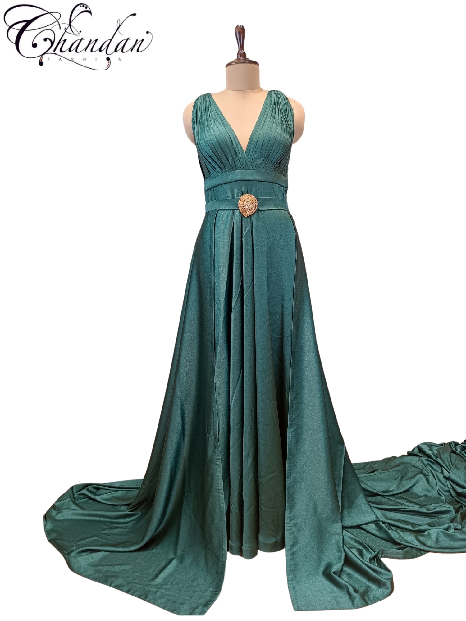 Designer Long Tail Gown