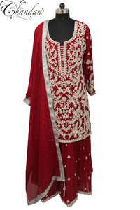 Sharara Suit With Heavy emb.