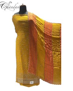 orgenza sequence handwork heavy dupatta