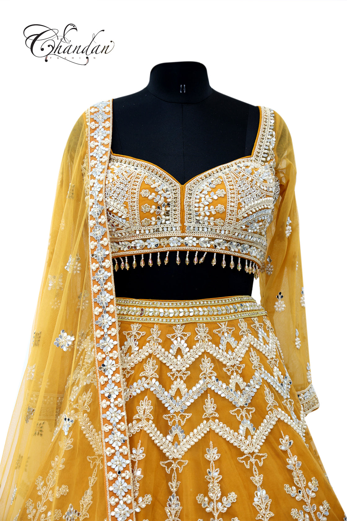 Orange Lehenga Set