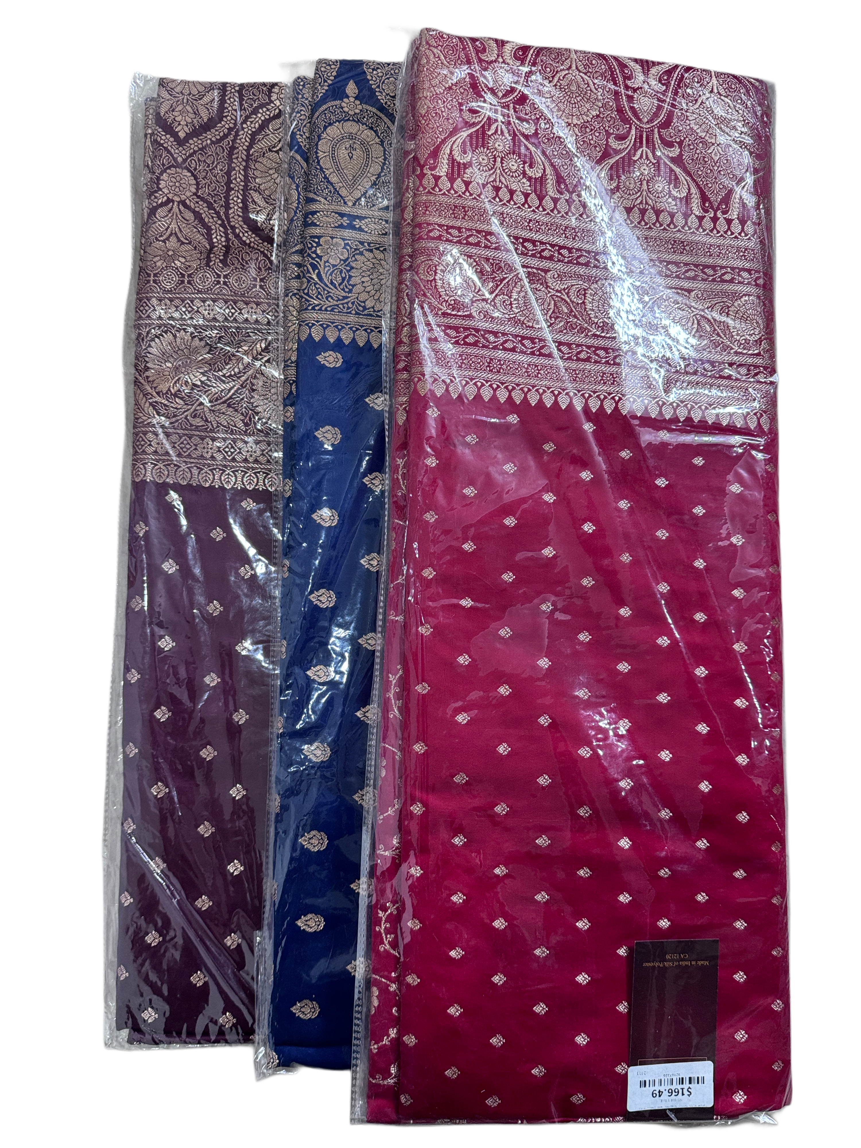 Saree with heavy boarder and small motif