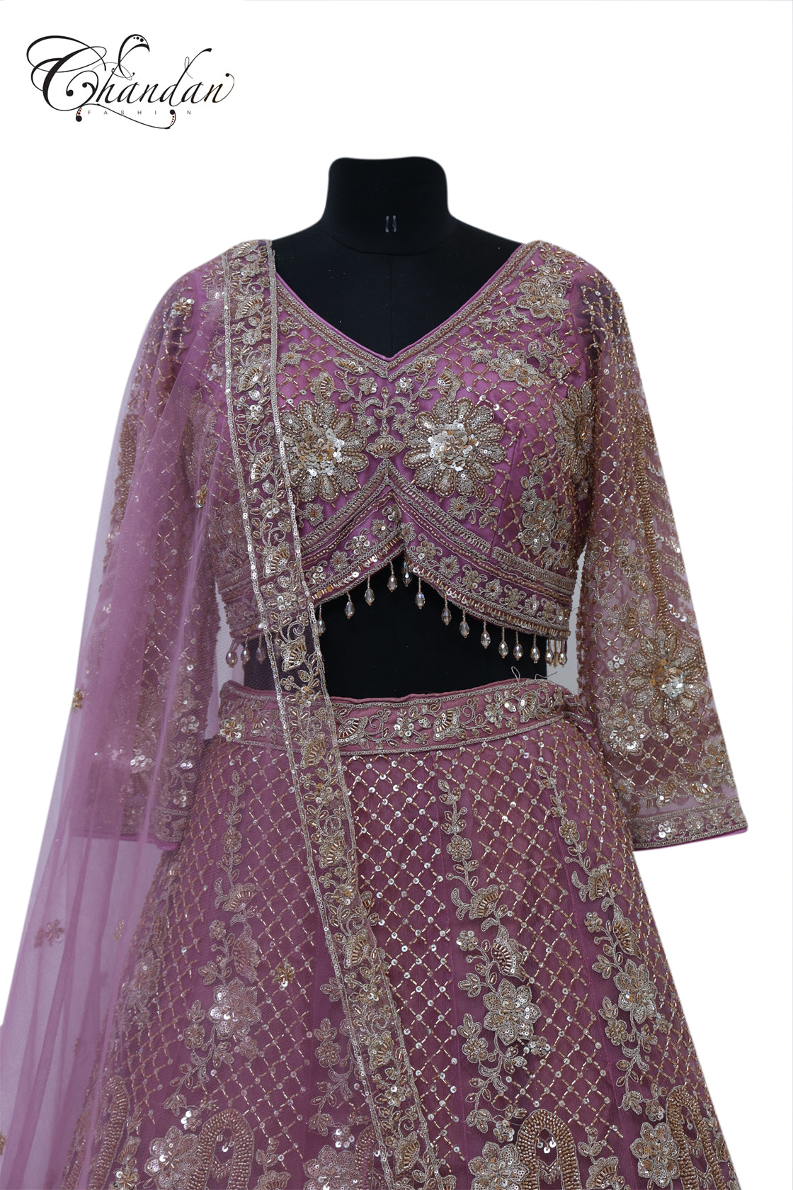 Purple Lehenga Set