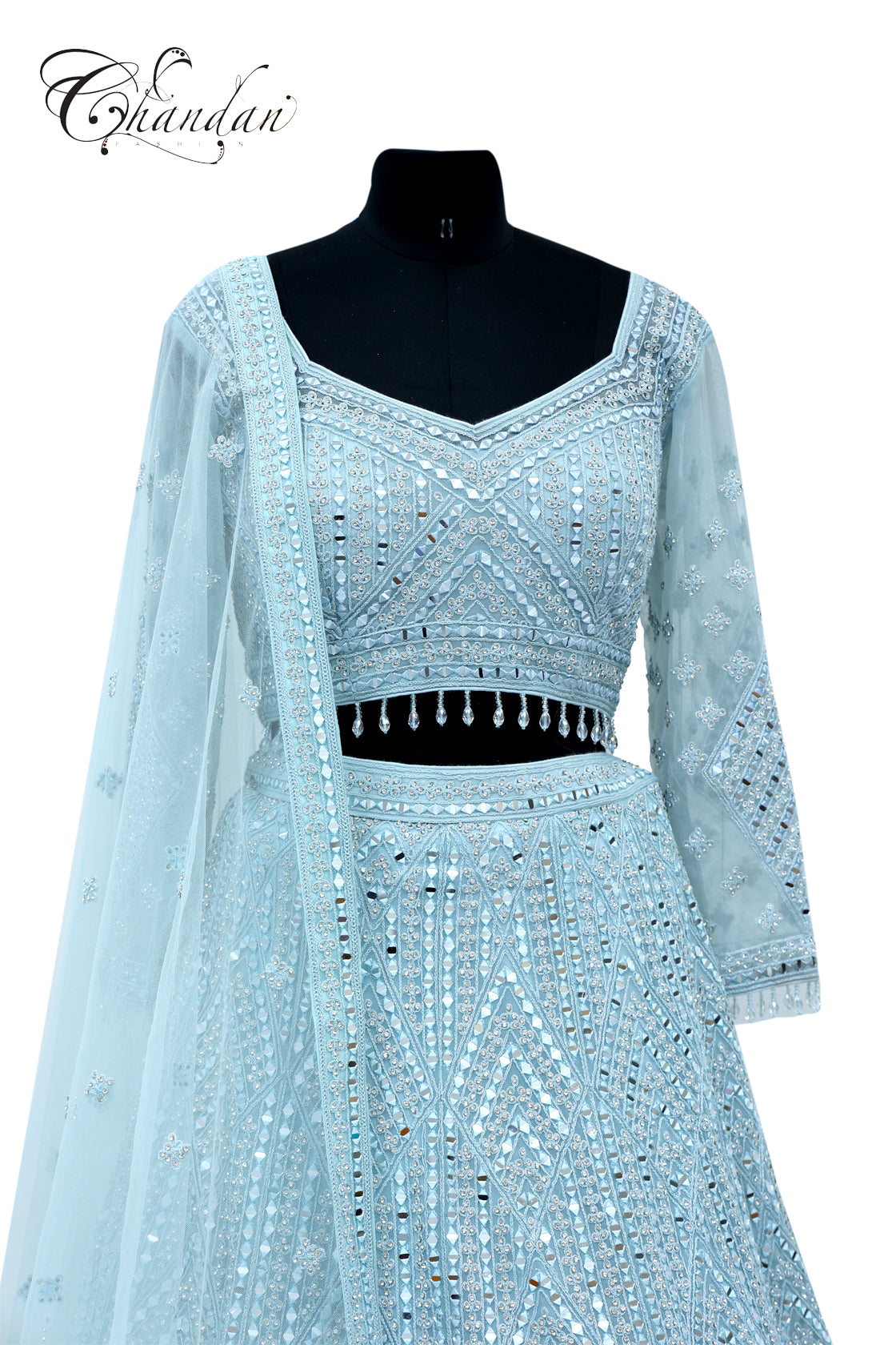 Emb. Lehenga Set