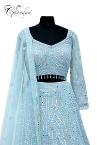 Emb. Lehenga Set