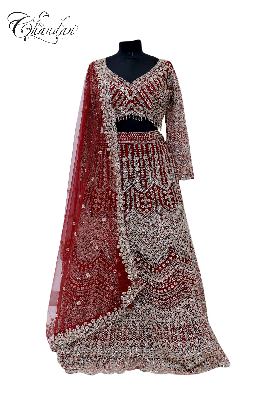 Maroon Lehenga Set
