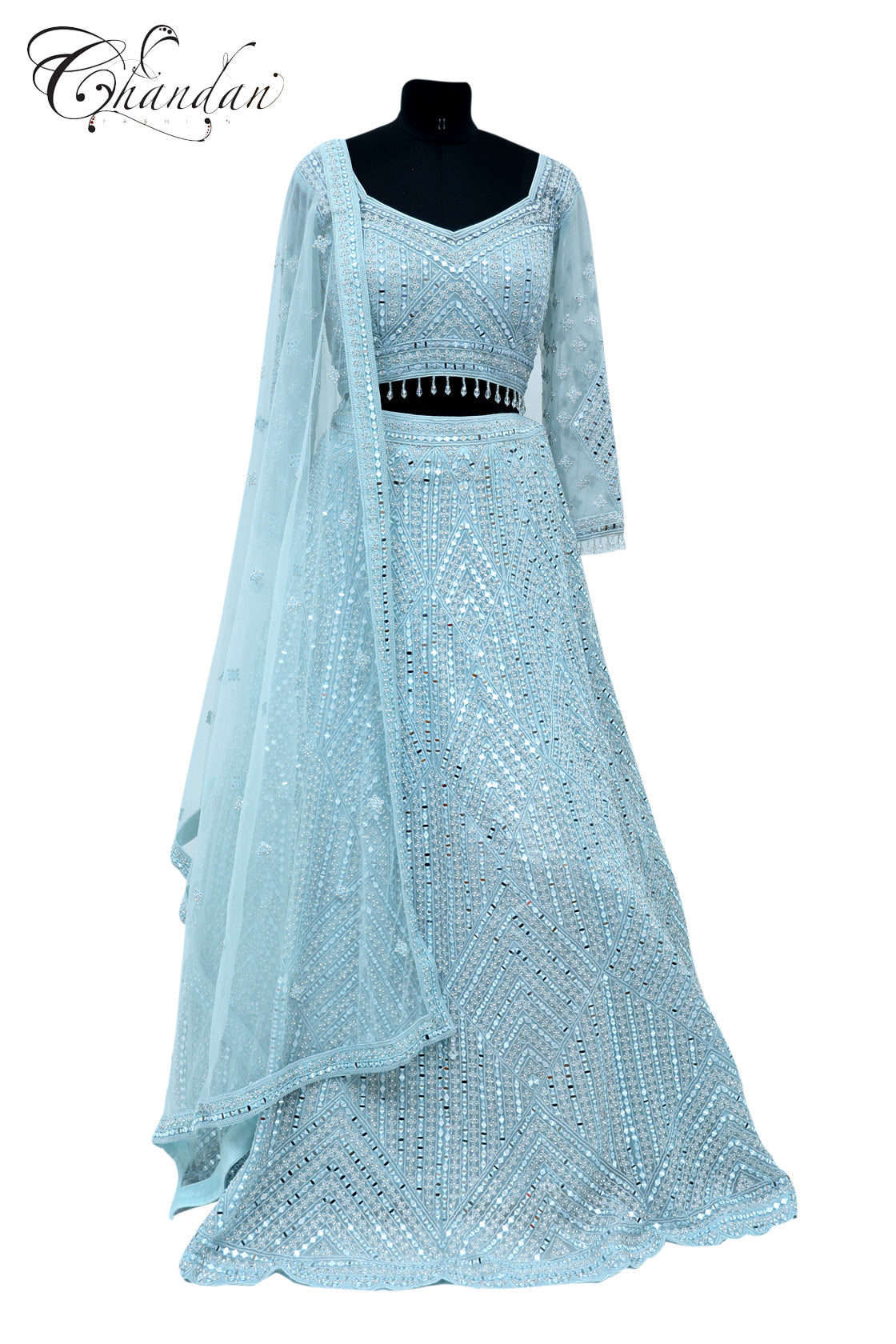 Emb. Lehenga Set