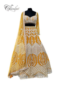 Orange Lehenga Set