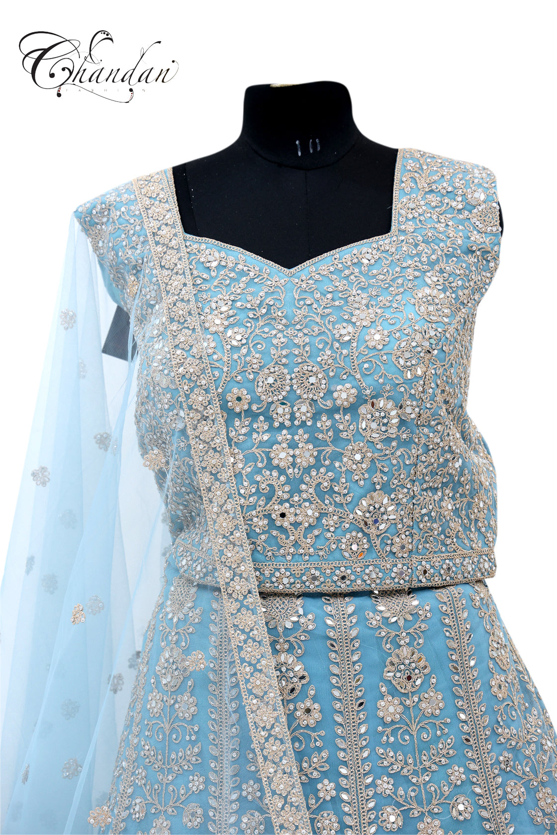 Emb. Lehenga Set