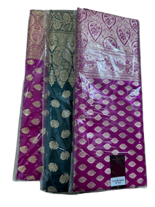 Banarsi Saree With Golden Motifs