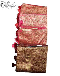 BANARASI CUTDANA HAND WORK SAREE