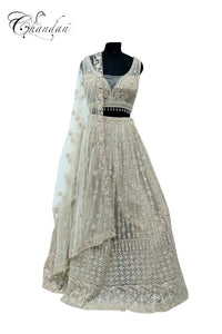 Golden Emb. Lehenga Set