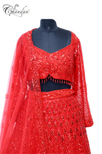 Red Lehenga Set
