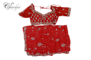 Red Saree
