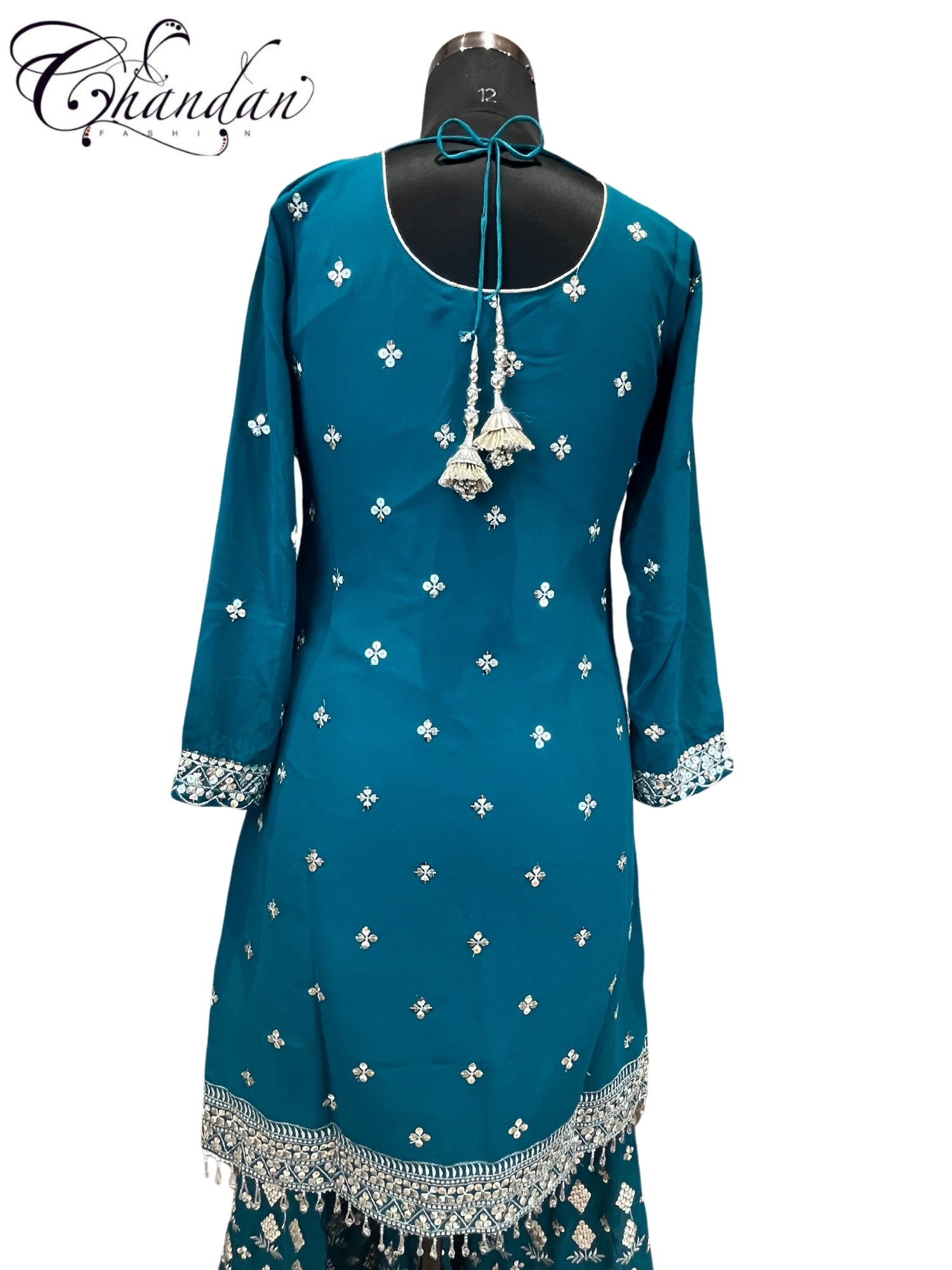 Partywear Embroidered Suit