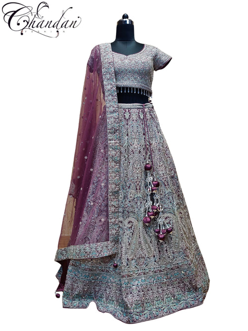 Partywear Embroidered Lehenga Choli – Chandan Fashion Toronto