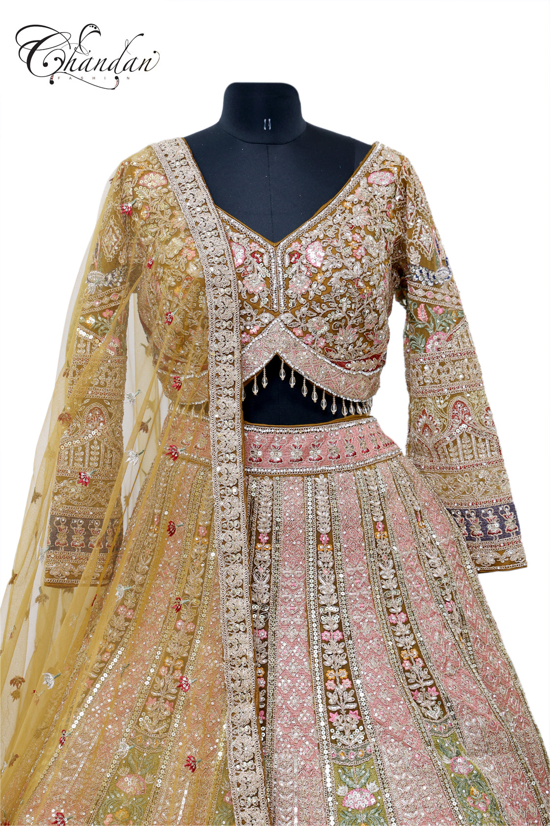 Mehendi Green Lehenga Set