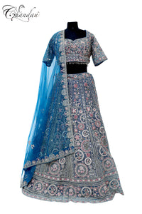 Dark Green Lehenga Set