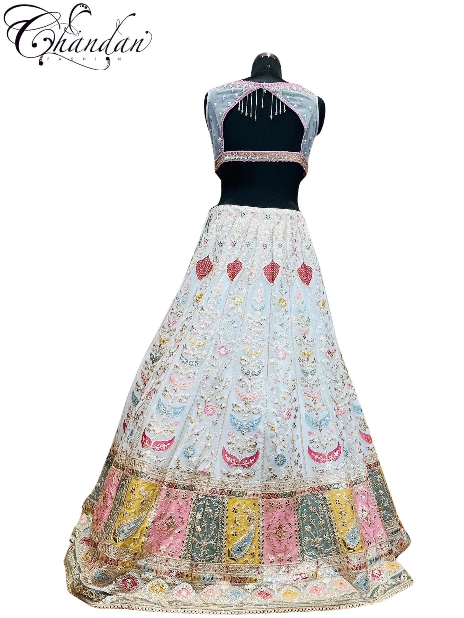 Partywear Embroidered lehenga