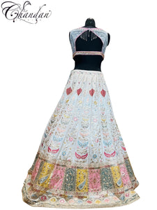 Partywear Embroidered lehenga