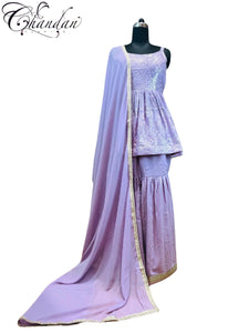 Women's Partywear Sharara Suit