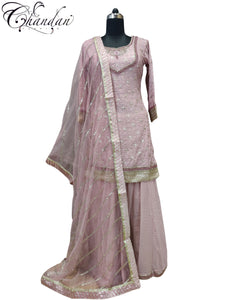 Women's partywear Sharara Suit