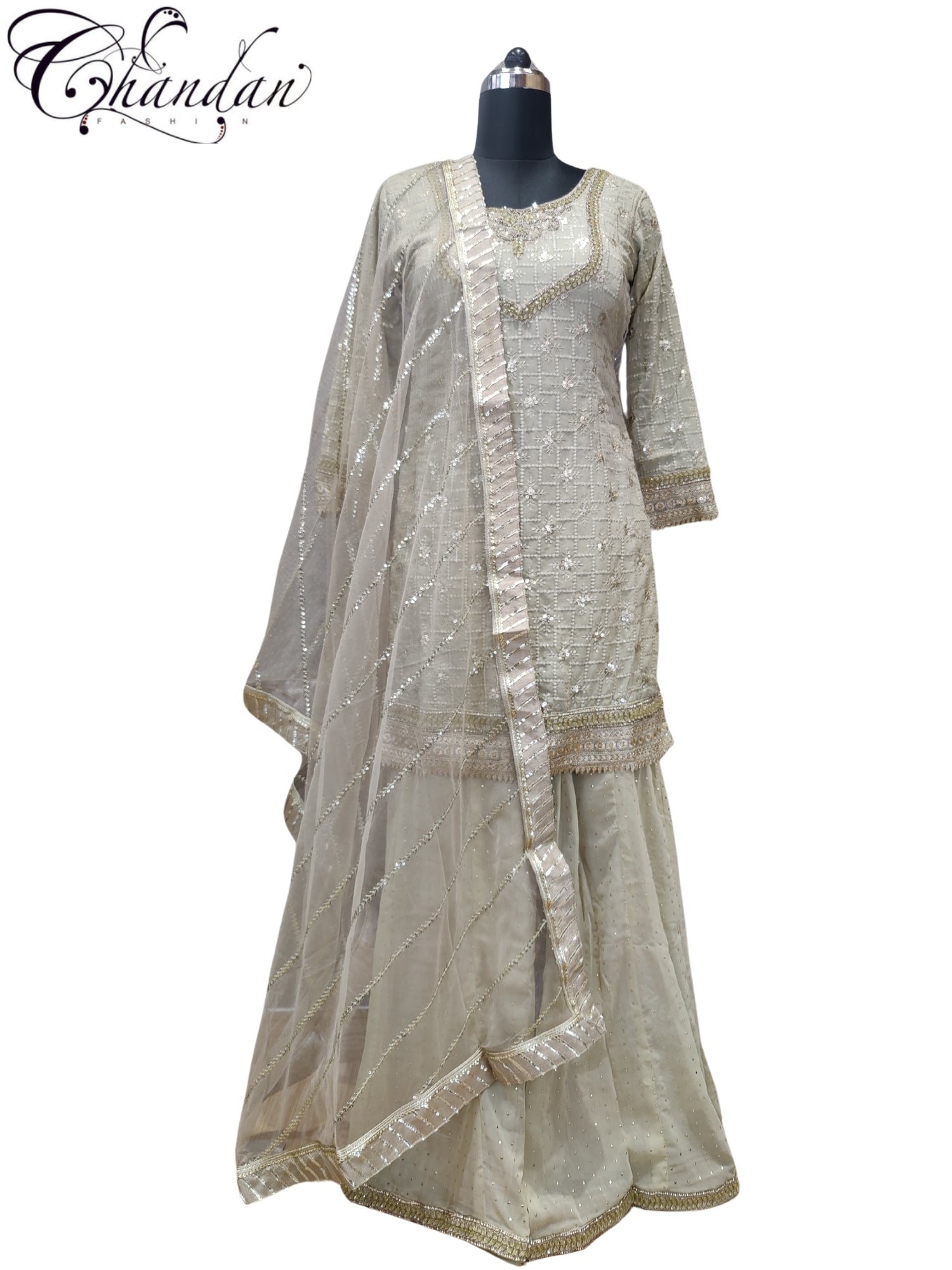 Women's partywear Sharara Suit