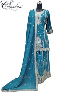 Women's Partywear Sharara Suit