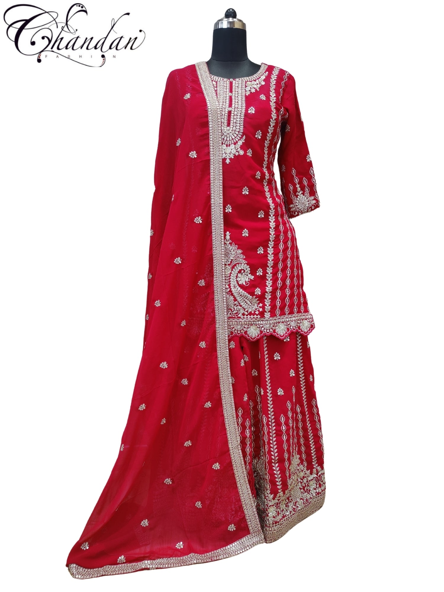 Women's Partywear Sharara Suit