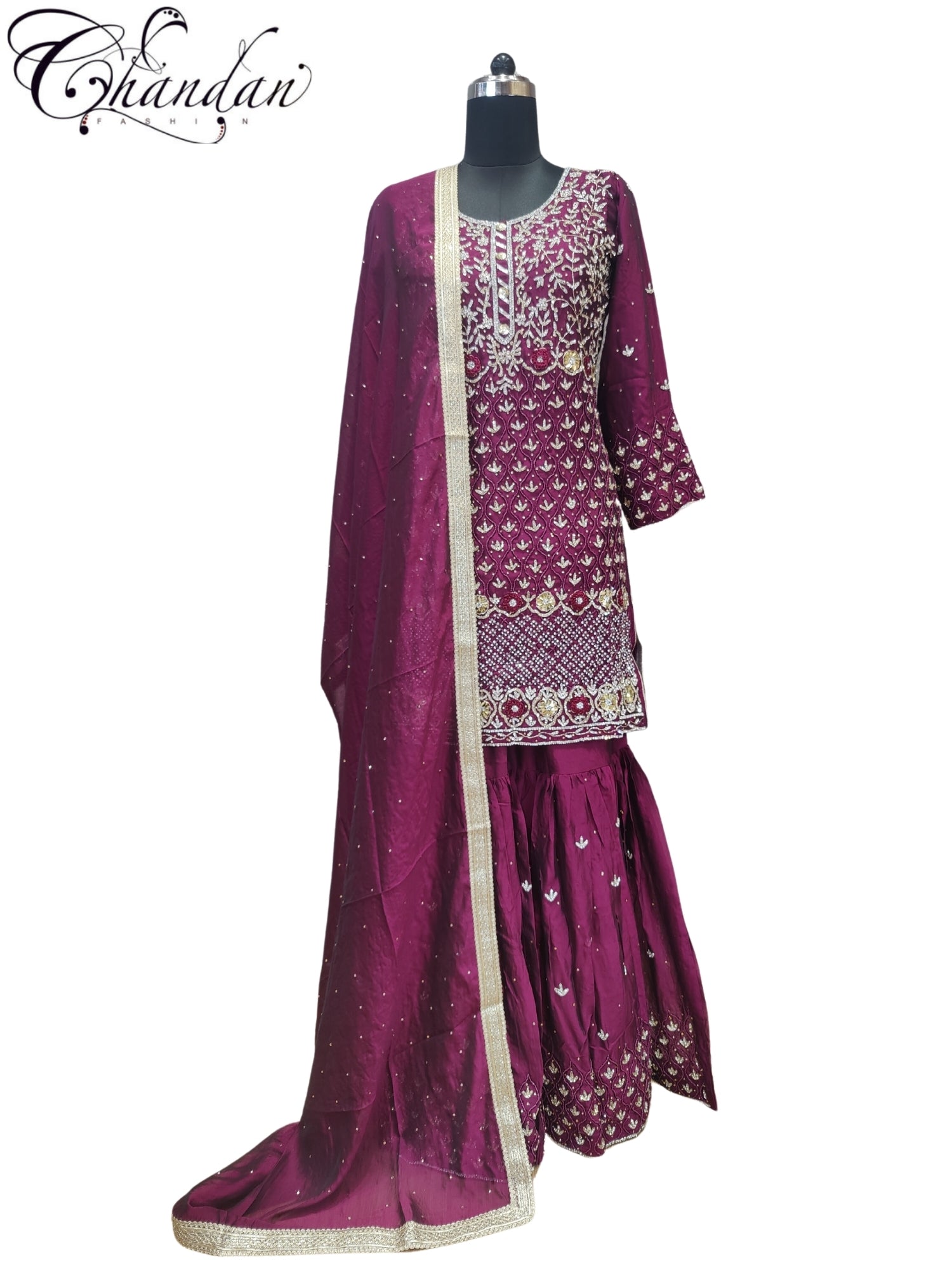 Women's Partywear Sharara Suit