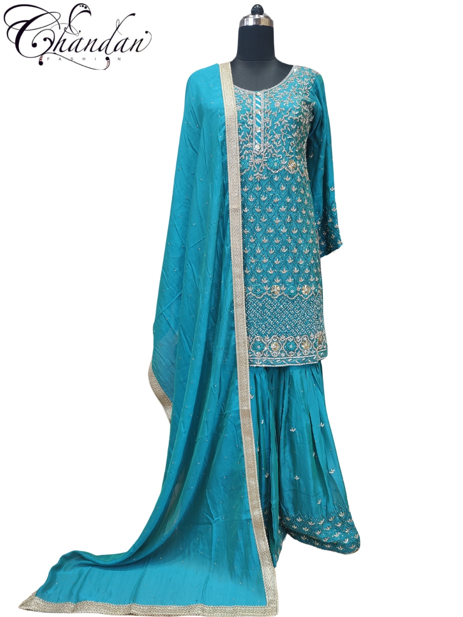 Women's Partywear Sharara Suit