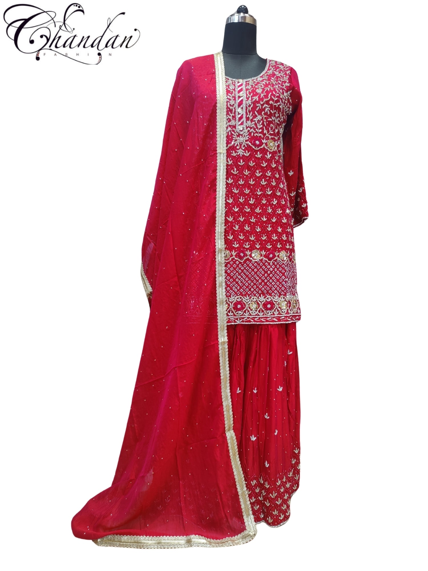 Women's Partywear Sharara Suit