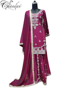 Women's Partywear Sharara Suit