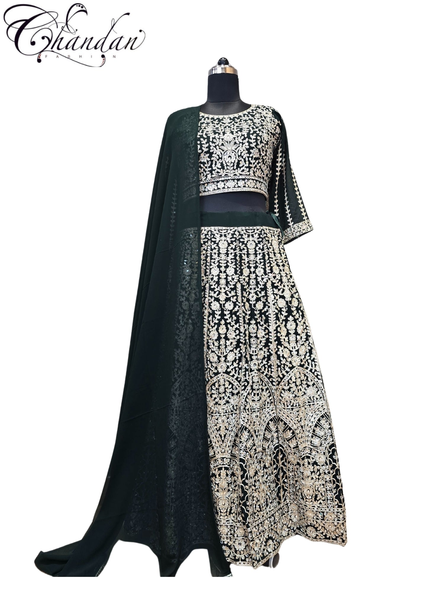 Partywear Embroidered Lehenga