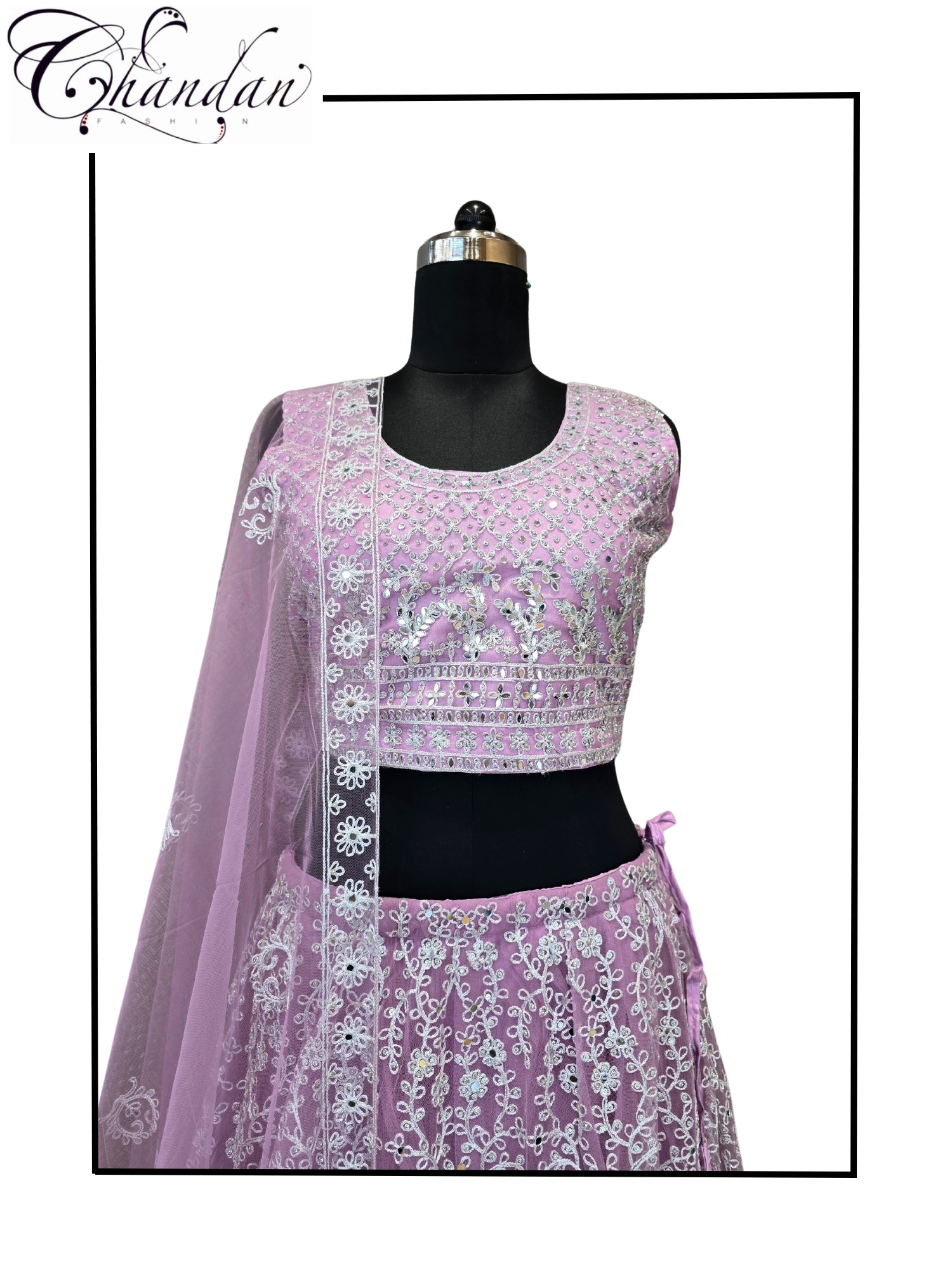 Partywear Embroidered Lehenga