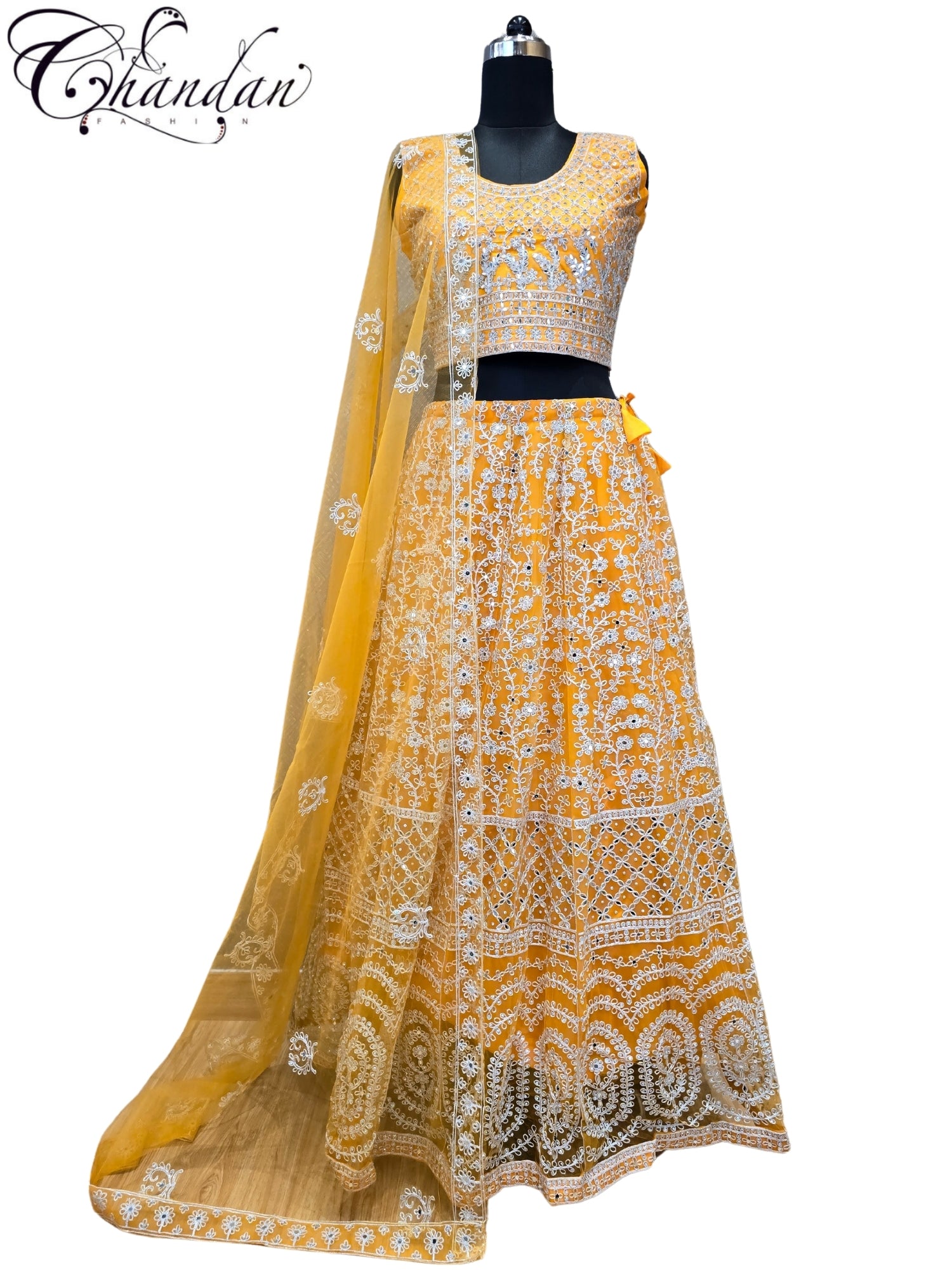 Partywear Embroidered Lehenga