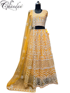 Partywear Embroidered Lehenga