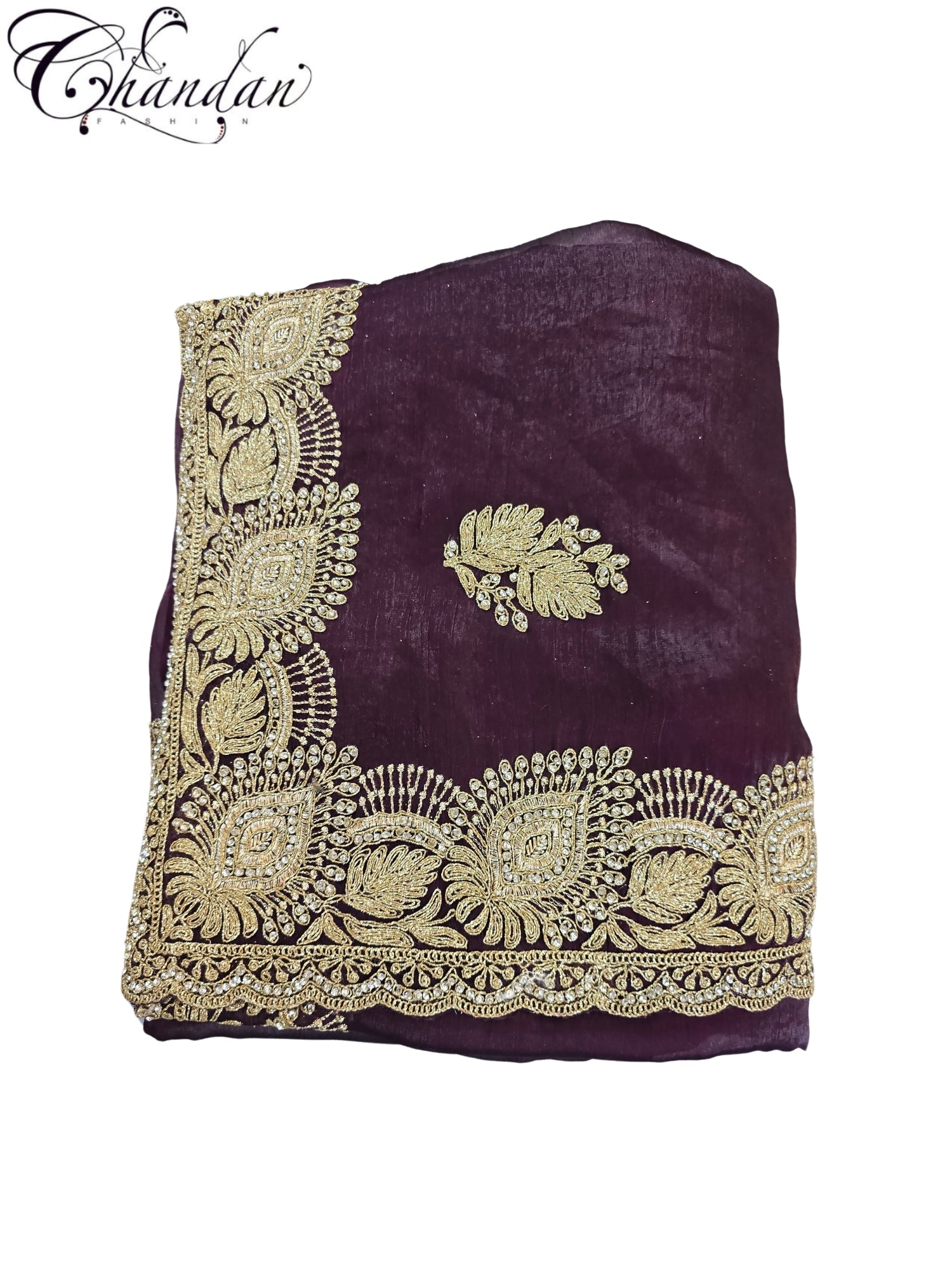 Partywear Embroidered Saree