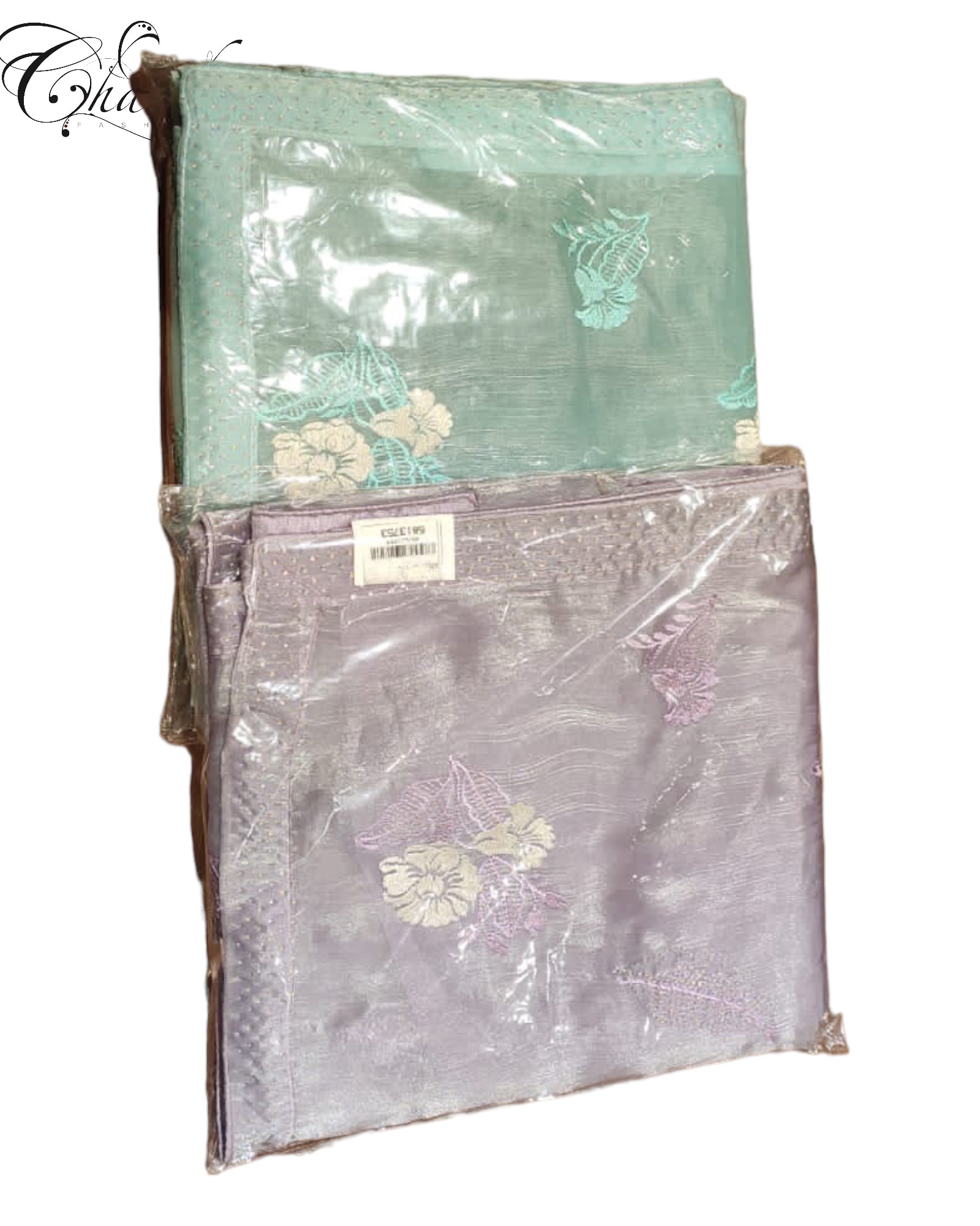 ORGANZA TISSUE MULTIHEAD SAREE