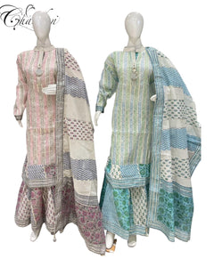 jaipuri mirror latkan dress