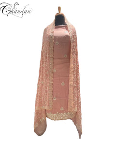 crepe gotapatti jaal dupatta