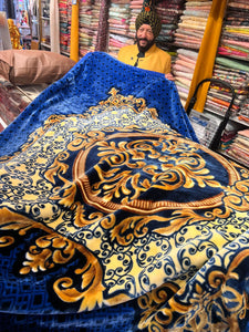 Royal Blue Kuki Blanket
