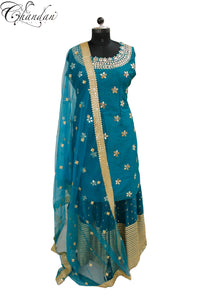 Sharara Suit With Zari And Sequence Emb.