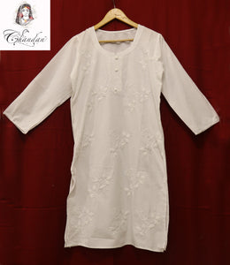 Off white ladies kurti