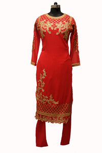 Red ladies suit-40