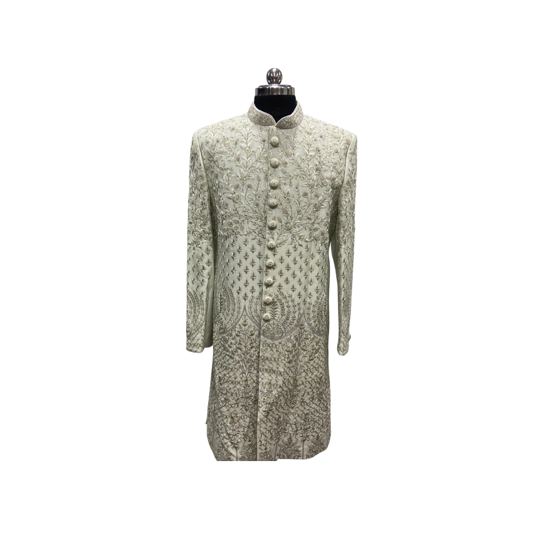 Sherwani 2025 white colour