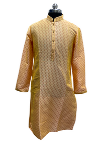 Men's Wear Kurta Suit Available in 2 Different  Colours Peach & Brown