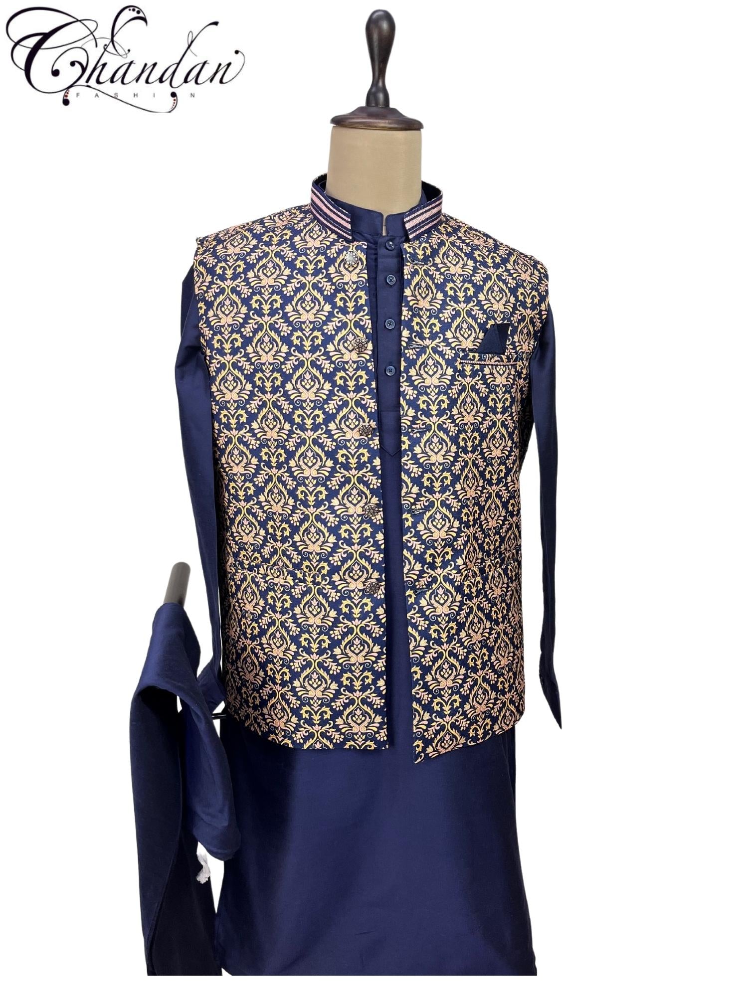 Men's Kurta Jacket Set