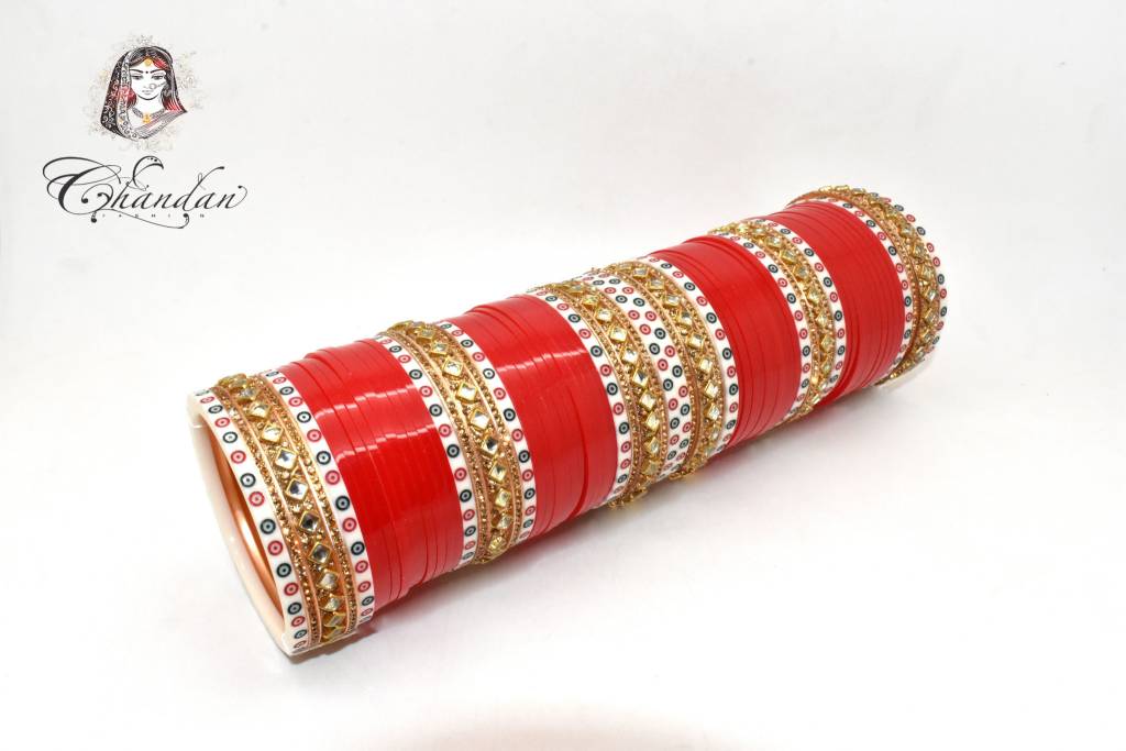 Red Chura w/ stone and prints