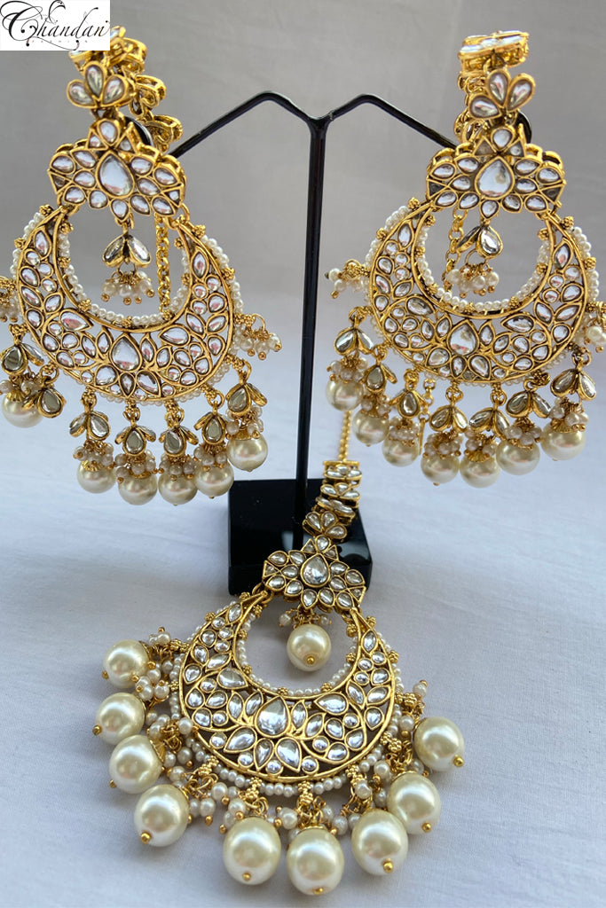 Chandbala Earring With Mangtikka