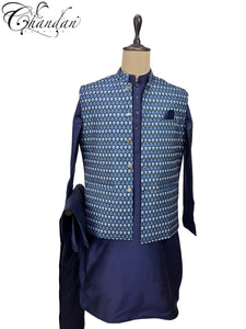 Men's Kurta Jacket Set